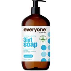 Everyone 3-in-1 Soap, Shampoo, Body Wash, & Bubble Bath, Unscented 32