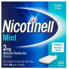 Nicotinell Medicines Nicotinell Gum Stop Smoking Aid 2 Mint 204 Pieces