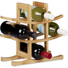 Relaxdays Bamboo Wine Rack 14.5x30cm