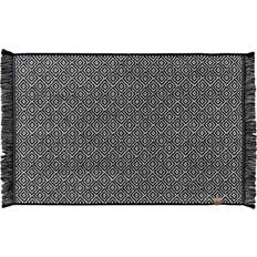 Mette Ditmer Morocco Bath Mat Black, White 50x80cm