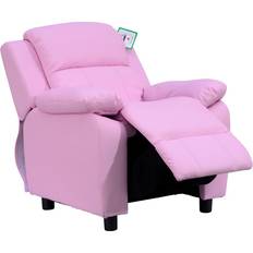 Pink Sitting Furniture Homcom Kids Recliner Armchair Game Chair Children Seat