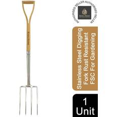 Pitchforks Kent & Stowe Stainless Steel Digging Fork Rust Resistant FSC