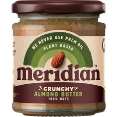 Meridian Foods Natural Crunchy 100% Almond Butter 170g