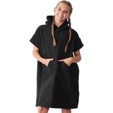 Towel City Childrens/Kids Hooded Towel (10-13 Years) (Black)