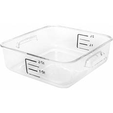 Rubbermaid Commercial Products RCP 6302 CLE Space Saver Sq Container 2Qt