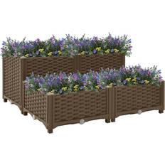 vidaXL Raised Bed Polypropylene