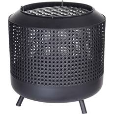 Metal Fire Pits & Fire Baskets ProGarden Fire Basket with BBQ Grid Ø50cm