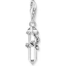 Grey - Women Charms & Pendants Thomas Sabo Milky Quartz Crystal Charm