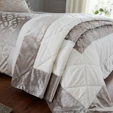 Bedspreads Catherine Lansfield Natural Lattice Cut Bedspread Beige, Brown, White, Natural