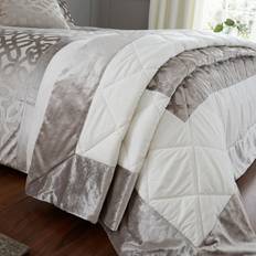Bedspreads Catherine Lansfield Natural Lattice Cut Bedspread Natural, White, Brown, Beige