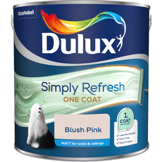 Dulux Simply Refresh One Coat Wall Paint, Ceiling Paint Pink 2.5L