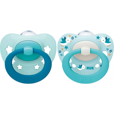 Nuk Signature 1 Soother 2pk Blue