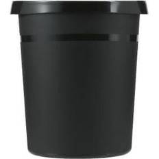 HAN GRIP 18190-13 Waste paper basket 18 Polypropylene Black