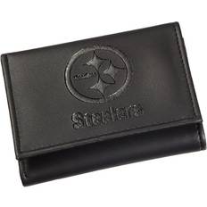 Evergreen Enterprises Black Pittsburgh Steelers Hybrid Tri-Fold Wallet, STL Black