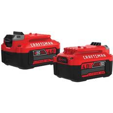 Craftsman CMCB204-2 20V 4.0Ah Lithium Ion Battery 2-Pack