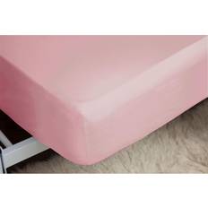 Belledorm Easycare Polycotton Pillow Case Pink, Grey (76x51cm)