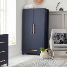 Tutti Bambini Tivoli Wooden Wardrobe with Drawer in Navy