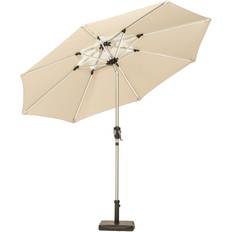 Royalcraft Amir 2.7m Crank Tilt Parasol Cream