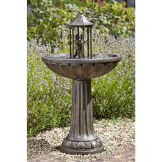 Freemans Smart Solar Powered Dancing Couple Fountain Garden Water