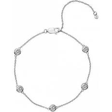 Hot Diamonds Tender Intermittent Bracelet - Silver/Topaz