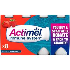 Yoghurts Actimel Strawberry 8 100g 800g