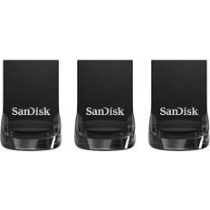 SanDisk 32 GB USB Flash Drives SanDisk Ultra Fit 32GB USB 3.1 (3-Pack)