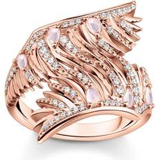 Thomas Sabo Ring phoenix wing with stones rose TR2409-323-9-58