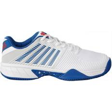 Brown - Men Racket Sport Shoes K-Swiss Express Light 2 HB M - White/Blue