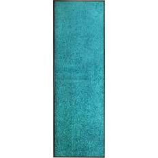 Turquoise Entrance Mats vidaXL Doormat Washable Cyan Turquoise Turquoise, Blue cm