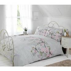 Rapport Furnishings Double Eloise Duvet Cover Multicolour, Grey