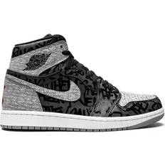 Nike Air Jordan 1 Trainers Nike Air Jordan 1 High OG Rebellionaire M - Black/White/Particle Grey