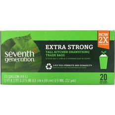 Seventh Generation Extra Strong Kitchen Garbage Trash Bags 20