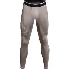 Beige - Men Tights Under Armour ColdGear Armour Leggings