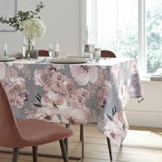 Catherine Lansfield Dramatic Floral Tablecloth Grey