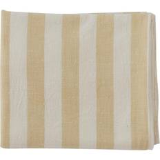 OYOY Striped Tablecloth White, Beige (200x140cm)