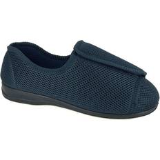 Sleepers (10 UK, Blue) Unisex Adult Terry Extra Wide Slippers