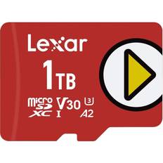 Class 10 - microSDXC Memory Cards LEXAR PLAY microSDXC Class 10 UHS-I V30 U3 A2 150MB/s 1TB