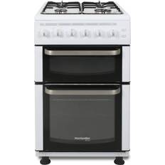 4 Burners - 55cm Gas Cookers Montpellier TCG50W White