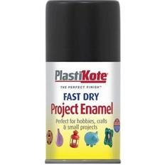 Plasti-Kote Project Enamel Paint Spray Gloss Black 100ml