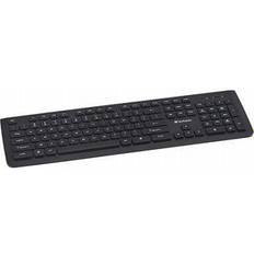 Verbatim Wireless Keyboard, Slim, Black