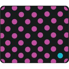 Centon OTM Classic Prints Black Mouse Pad, Dotty Gone Violet