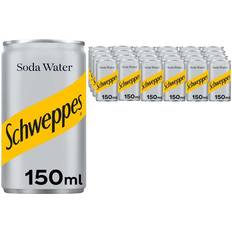 Fizzy Drinks Schweppes Soda Water 150ml Mini Can