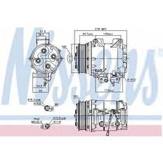 Honda Nissens Compressor, air conditioning