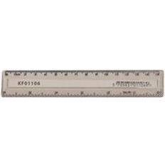 Rulers Q-CONNECT Acrylic Shatter Resistant Ruler 15cm Clear Pack