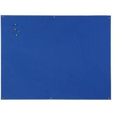 Blue Bulletin Boards Bi-Office Blue Felt Noticeboard Unframed