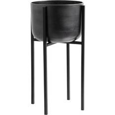 Nordal Planter on stand, medium, black