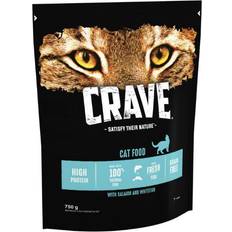 Dry Food - Fish & Reptile Pets Crave Adult Salmon & Whitefish Dry Cat Food Economy Pack: 2