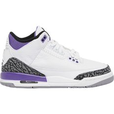 Nike Air Jordan 3 Retro GS - White/Black/Dark Iris/Cement Grey