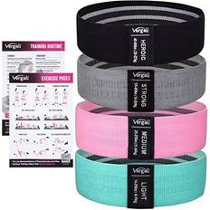 Fabric Booty Bands 4-pack