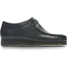 13.5 Moccasins Clarks Wallabee - Black Leather